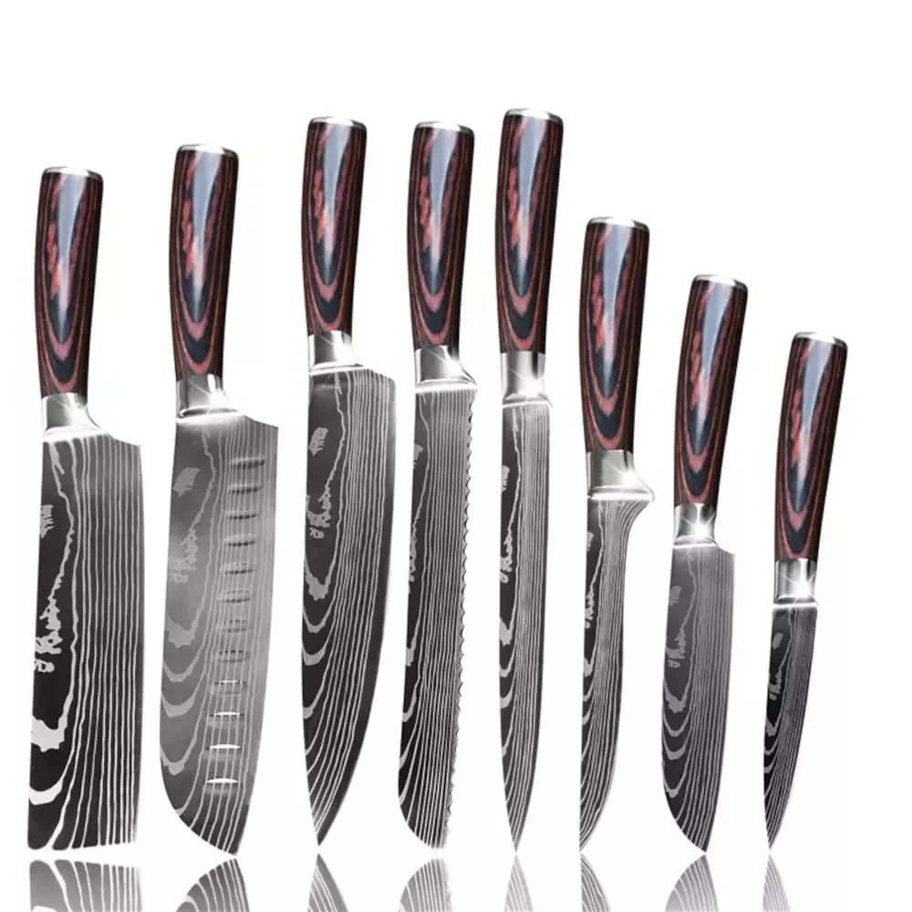 Epicurean Cook Majesty 8-Piece Japanese Knife Set