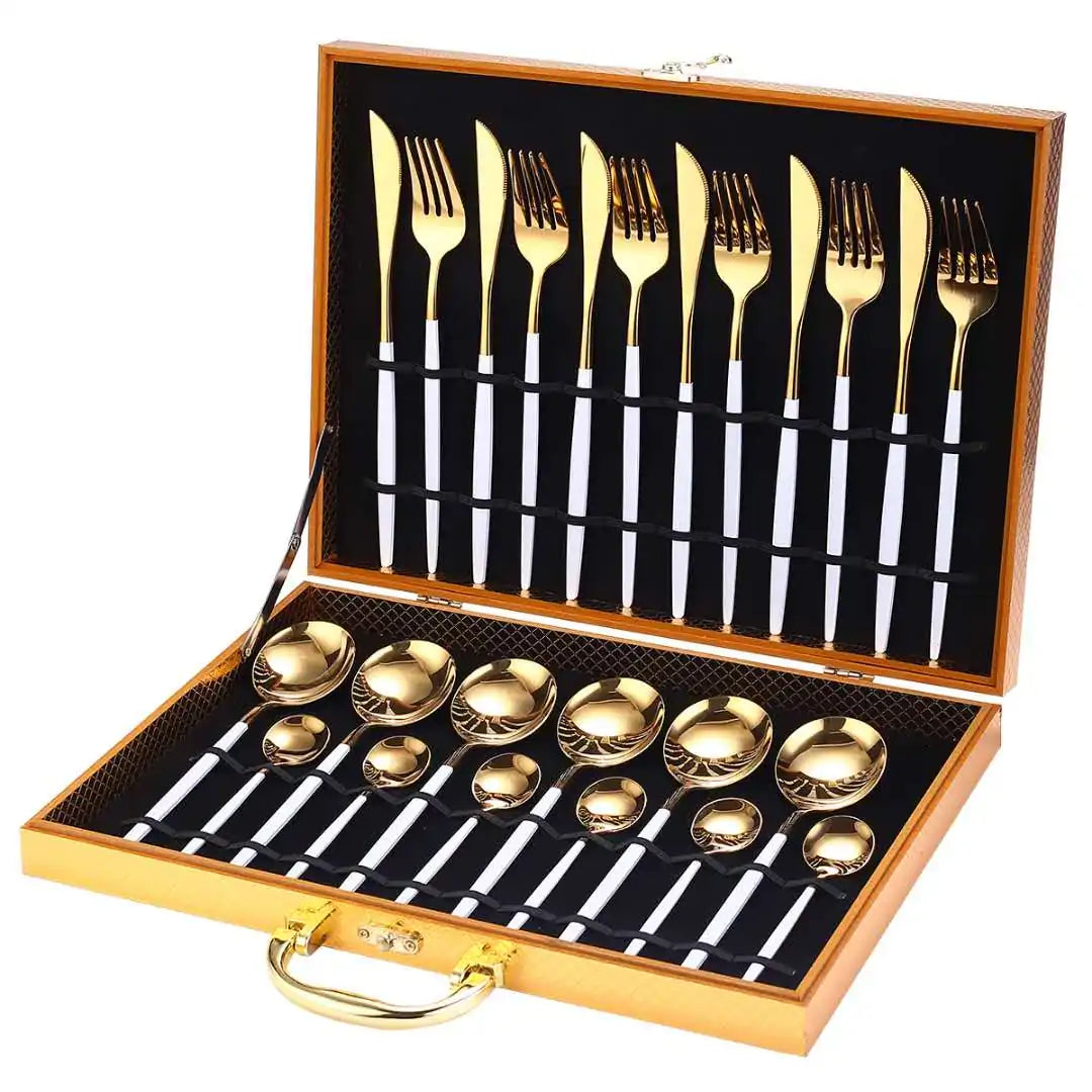 24-Piece Luxury Cutlery Set