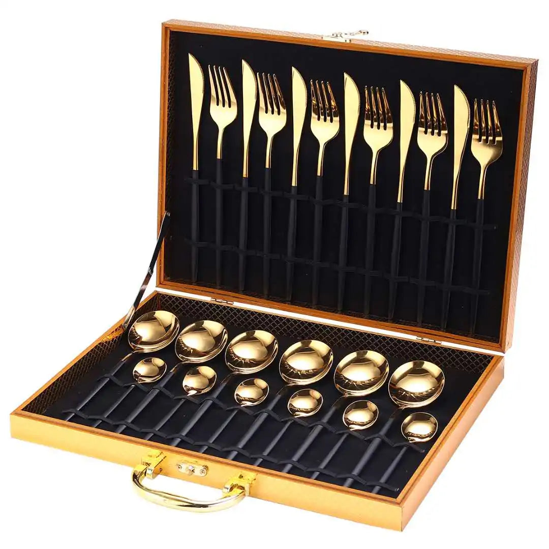 24-Piece Luxury Cutlery Set